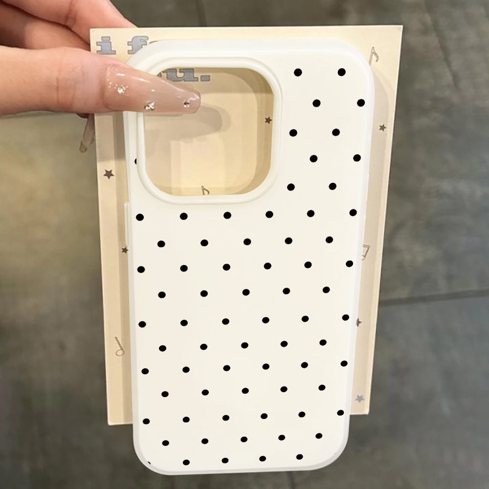 Phone Cases Samsung S23 - Minimalist Polka Dot Dustproof For Samsung
