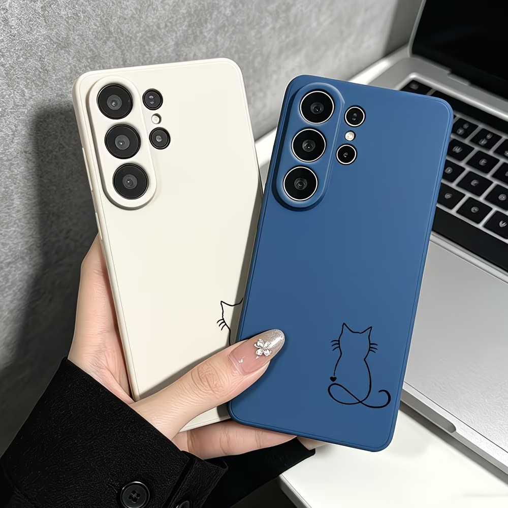 Phone Cases Cat - Minimalis Line Art Cat Sketch Pattern