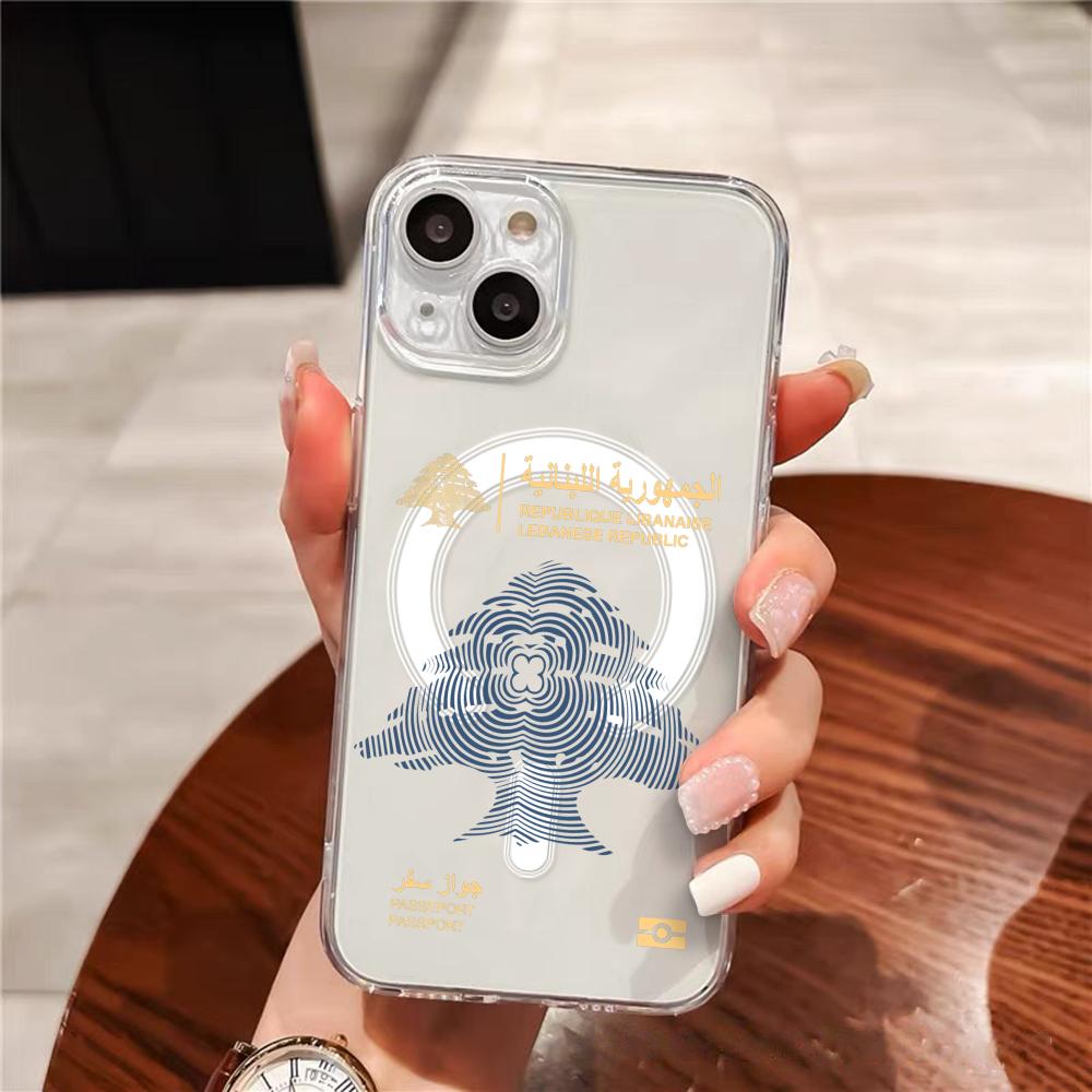 Phone Cases Lebanon - L-Lebanon Passport Phone Case For iPhone
