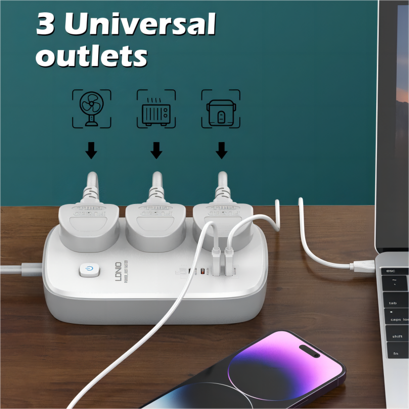 LDNIO Universal Power Strip wi - đánh giá và giá Phone Cases Uk