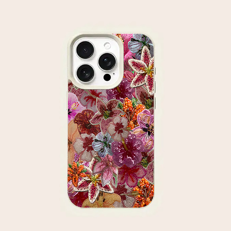 Luxurious Beaded Flower Lychee - đánh giá và giá Phone Cases Expensive