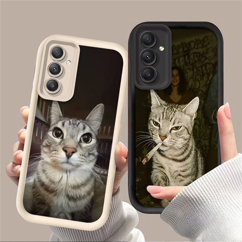 Trendy Cat Smoking Phone Case  - đánh giá và giá Phone Cases Cat