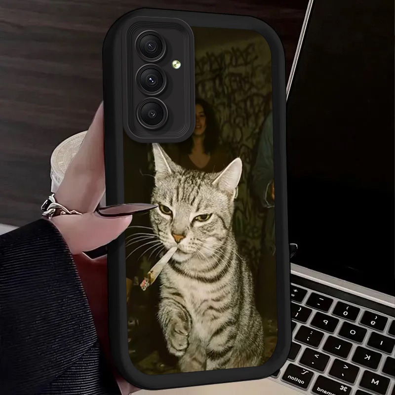Trendy Cat Smoking Phone Case  - đánh giá và giá Phone Cases Cat