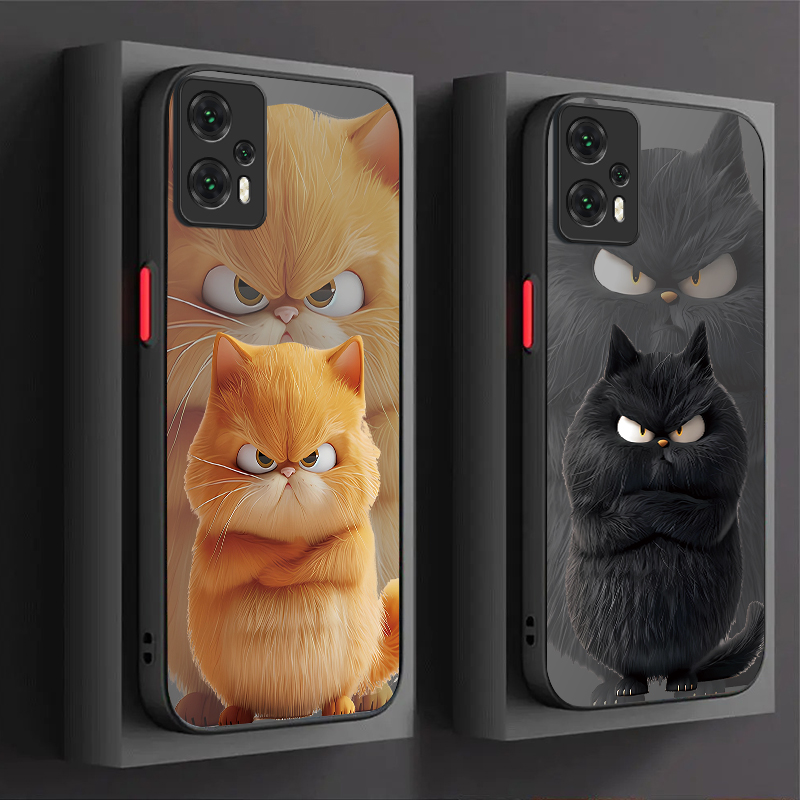 Cartoon Angry Cat Couple Style - đánh giá và giá Phone Cases Cat
