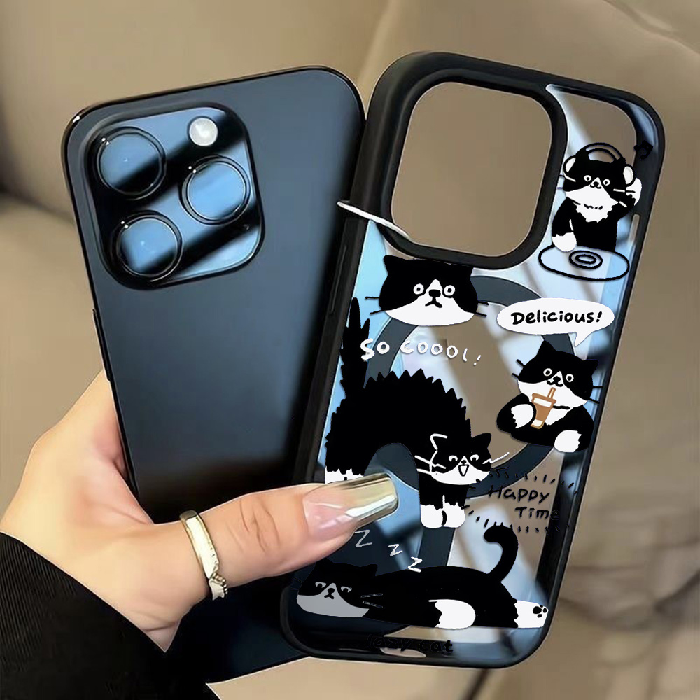 Funny Black Cat Wireless Charg - đánh giá và giá Phone Cases With Magsafe