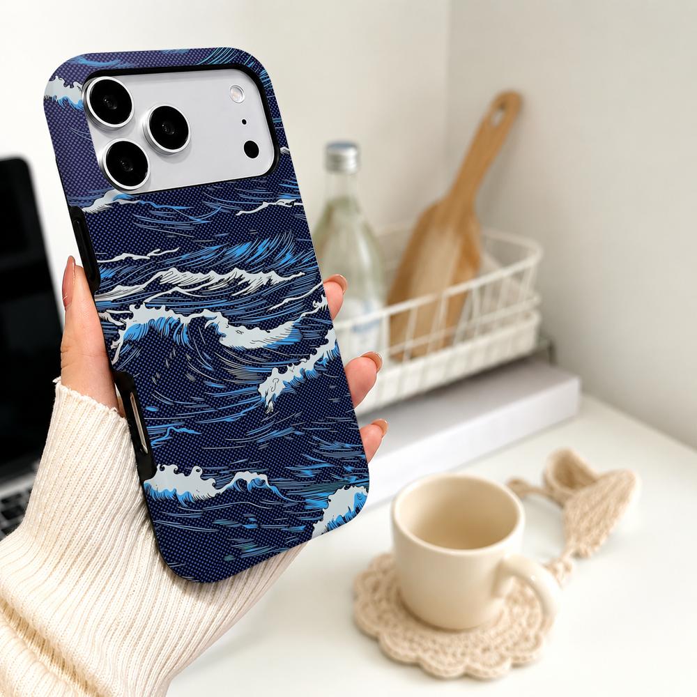 Luxury Carbon Fiber Sea Wave T - đánh giá và giá Phone Cases With Magsafe