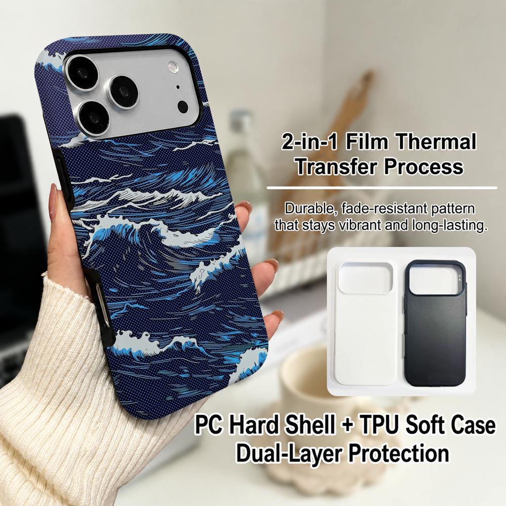 Luxury Carbon Fiber Sea Wave T - đánh giá và giá Phone Cases With Magsafe