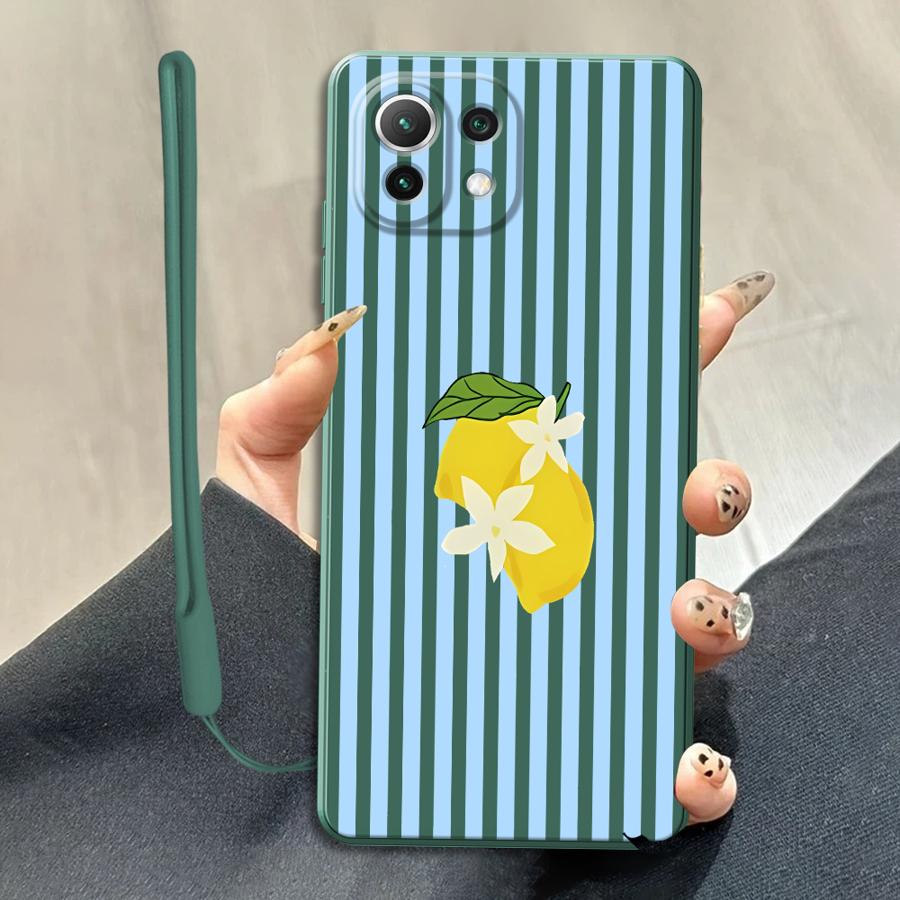 Lemon Cool Stripe Pattern Case - đánh giá và giá Phone Cases Xiaomi