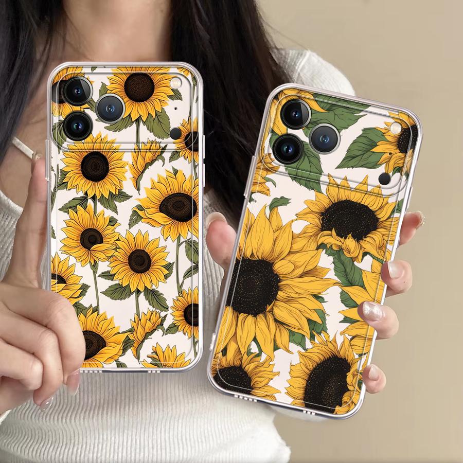 Cute Sunflower Pattern Case fo - đánh giá và giá Phone Cases Iphone 16
