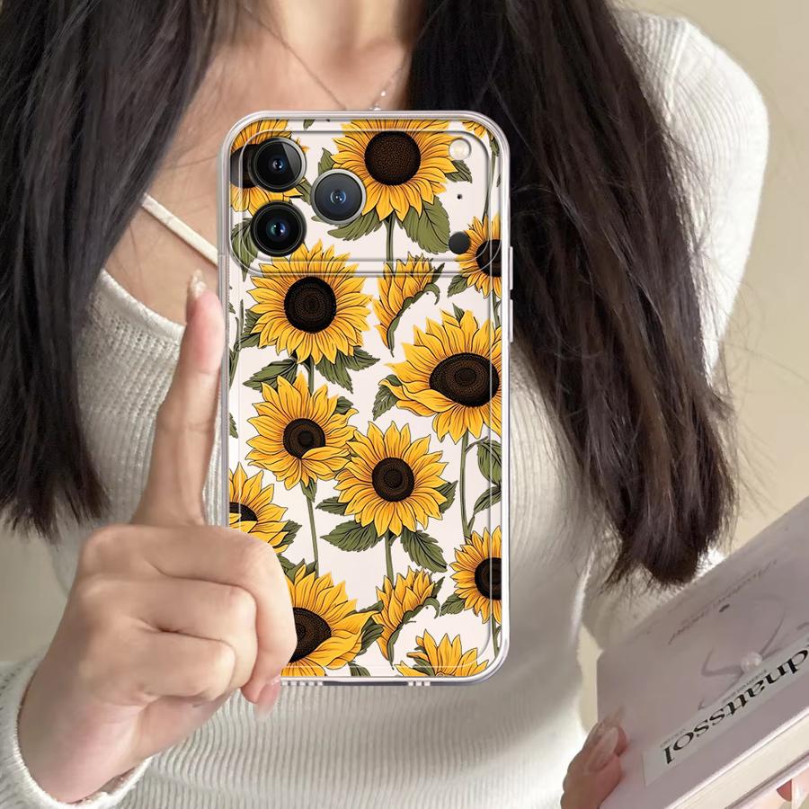 Cute Sunflower Pattern Case fo - đánh giá và giá Phone Cases Iphone 16