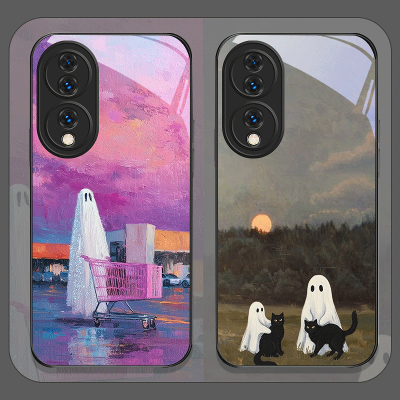 Cute Cartoon Black Cat Ghost P - đánh giá và giá Huawei Nova 12