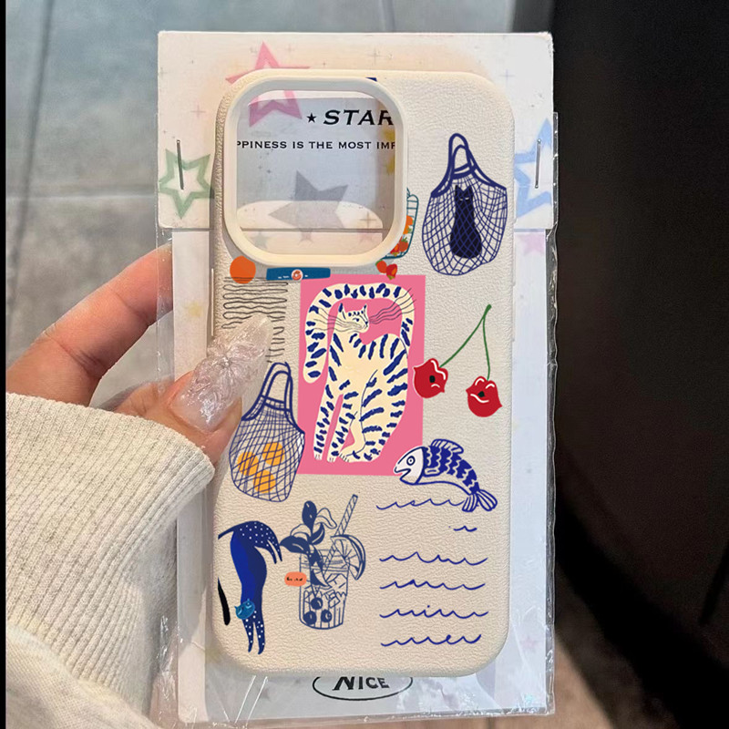 Cute Cherry Cat Print Phone Ca - đánh giá và giá Phone Cases Cat
