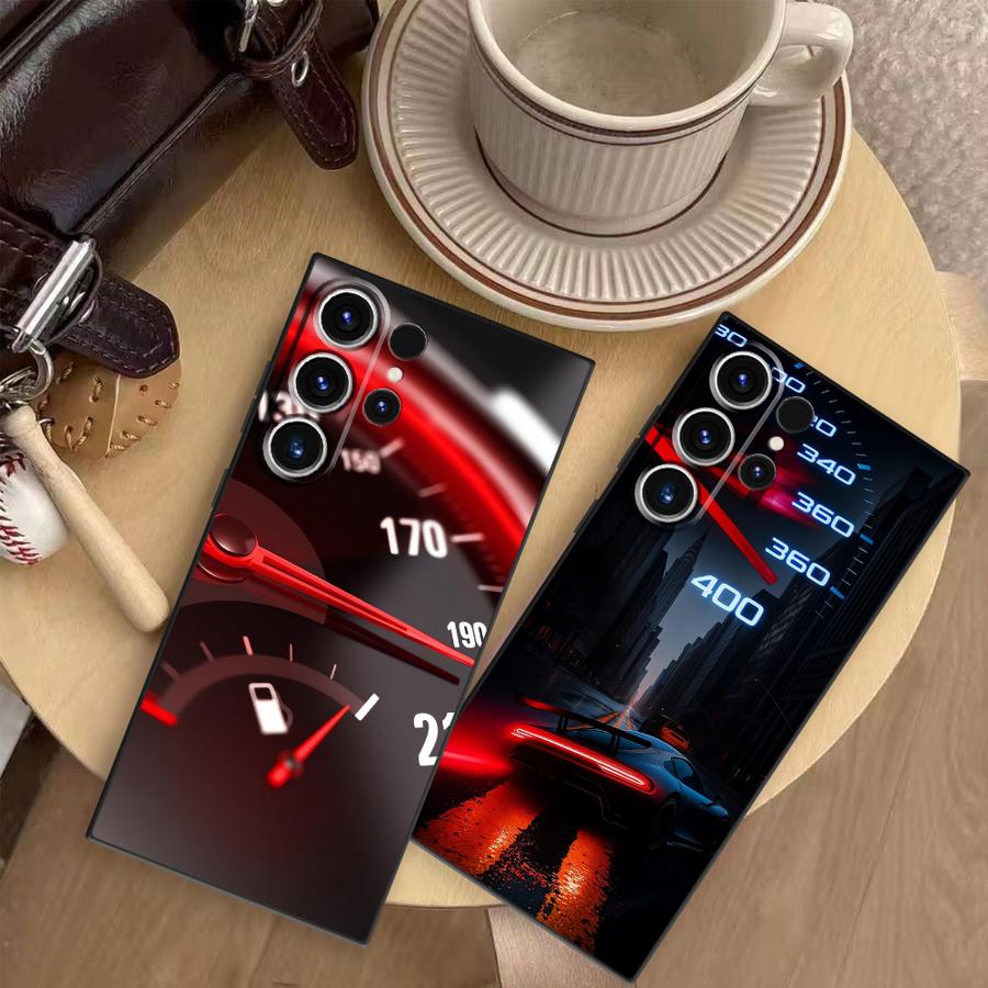 Red Car Gauge Case for Samsung - đánh giá và giá Samsung Galaxy S25