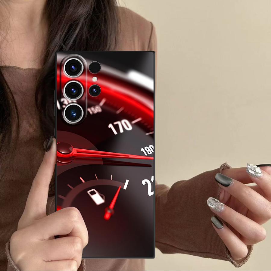 Red Car Gauge Case for Samsung - đánh giá và giá Samsung Galaxy S25