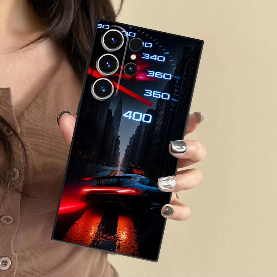 Red Car Gauge Case for Samsung - đánh giá và giá Samsung Galaxy S25