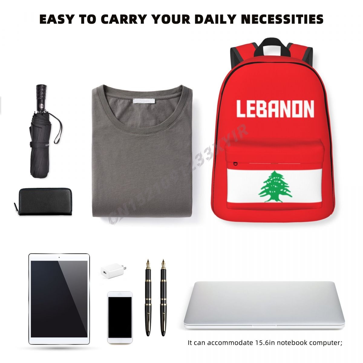 Unisex Backpack Lebanon Flag1  - đánh giá và giá Phone Cases Lebanon