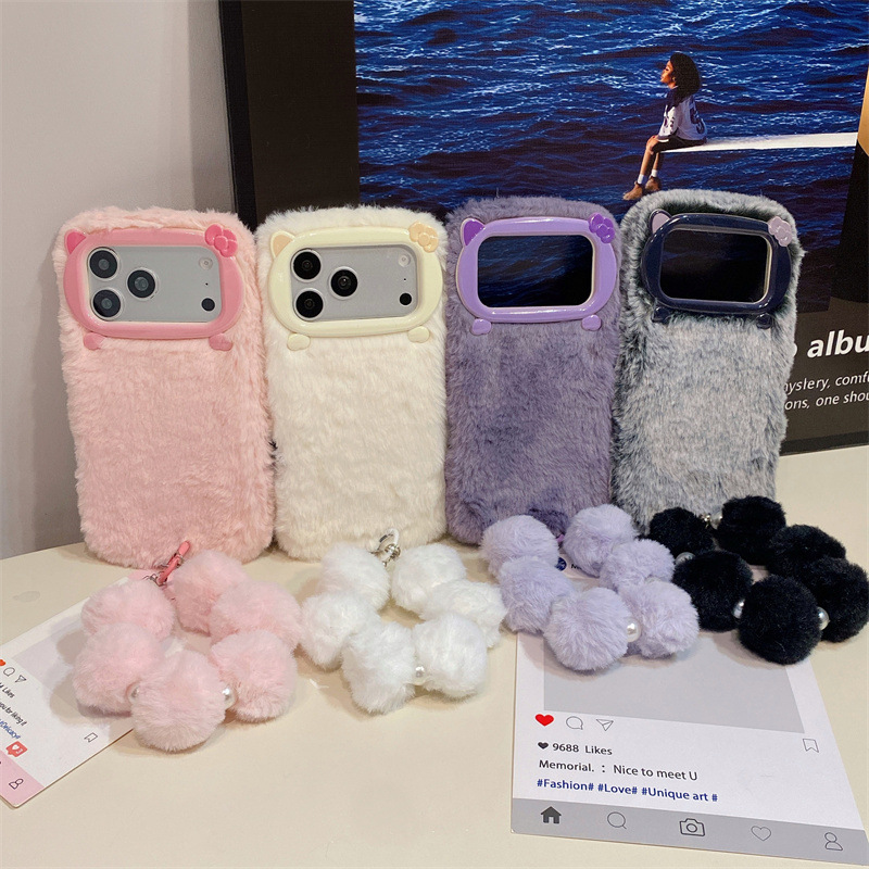 Luxury Solid Colors Furry Plus - đánh giá và giá Phone Cases Iphone 16