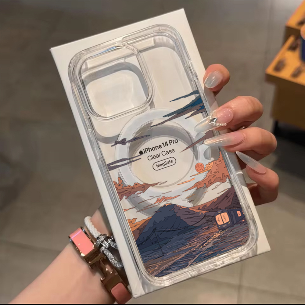 Sunset Pattern Fashion Phone C - đánh giá và giá Phone Cases With Magsafe