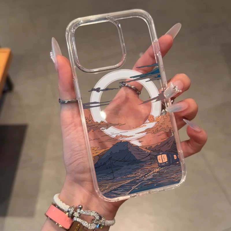 Sunset Pattern Fashion Phone C - đánh giá và giá Phone Cases With Magsafe