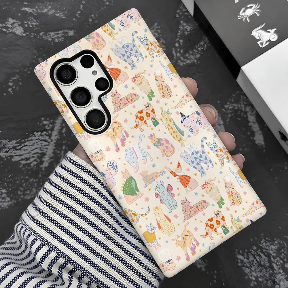 Cute cat  Phone Case 2-in-1 Gl - đánh giá và giá Phone Cases Cat