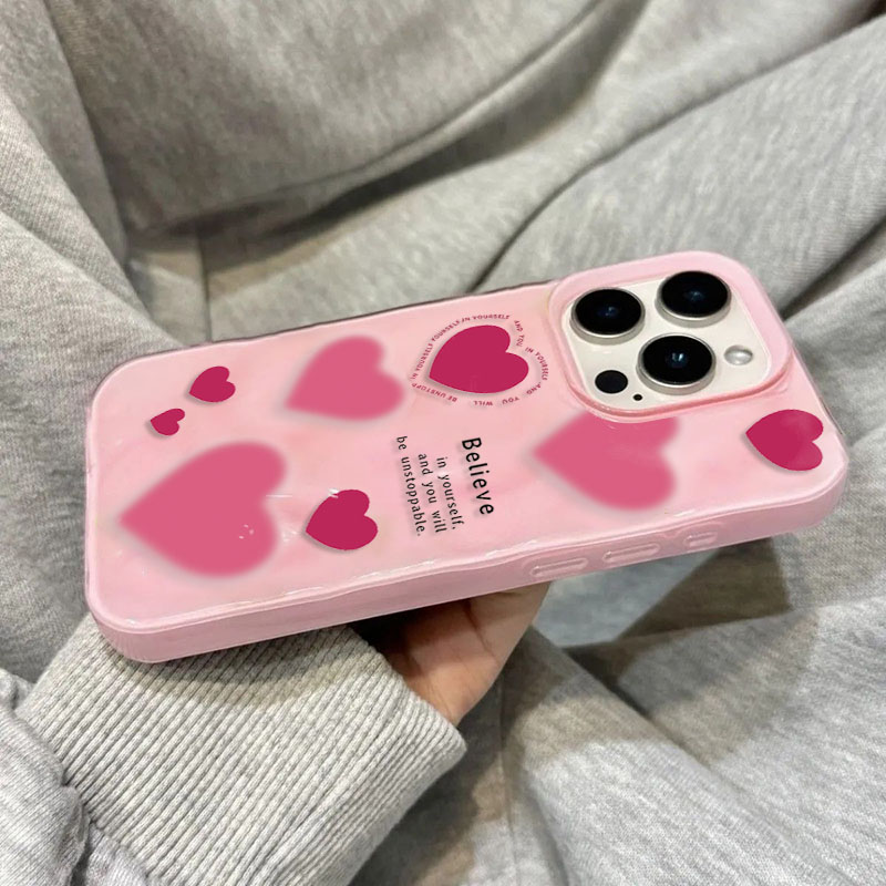 Luxury Pink Love Heart Folds T - đánh giá và giá Phone Cases Expensive
