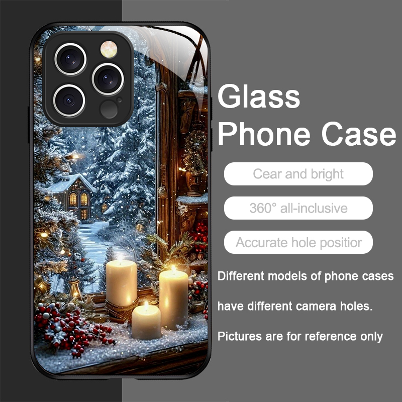 Christmas Tree Gift Snowy Town - đánh giá và giá Phone Cases Iphone 16