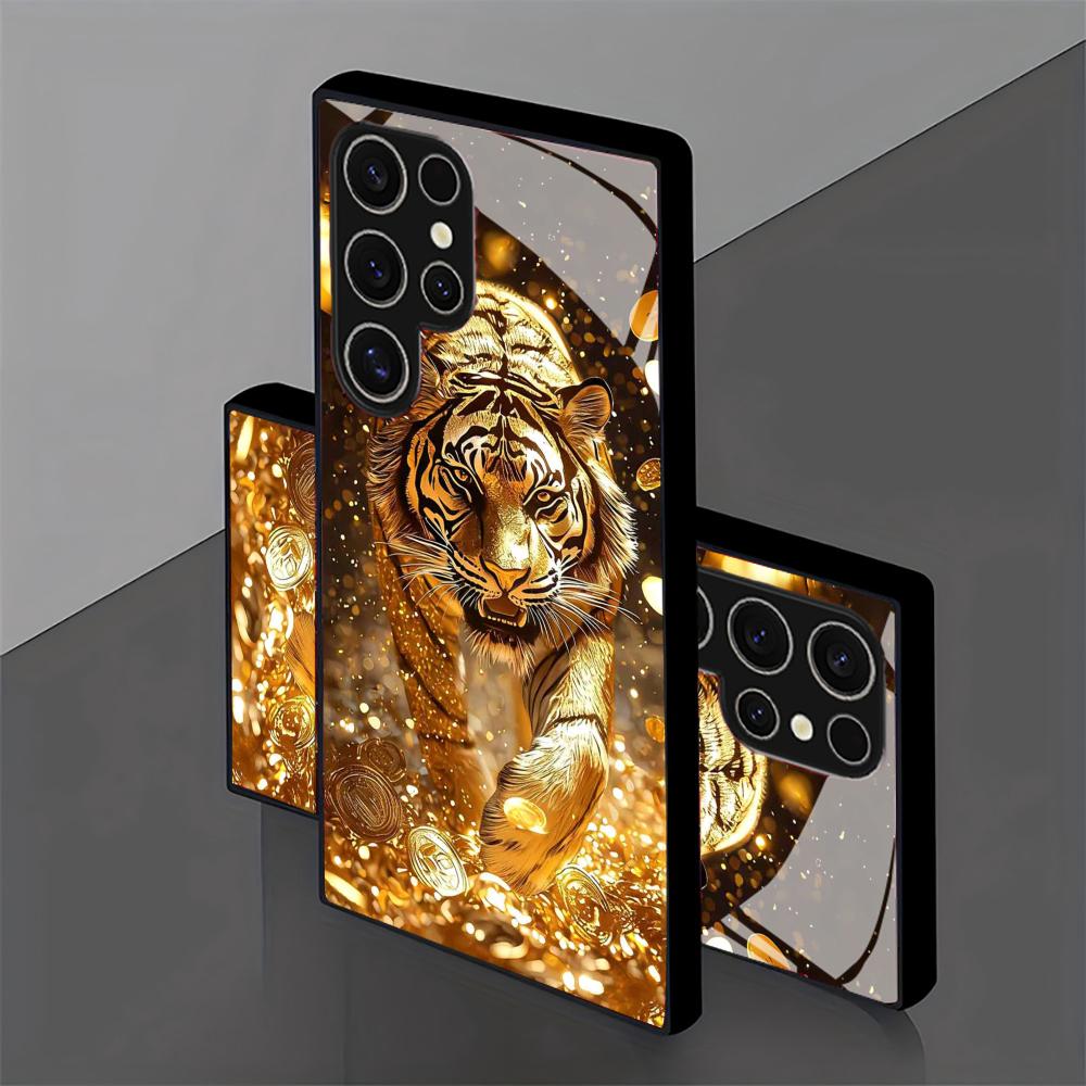 Tiger pattern glass Phone Case - đánh giá và giá Samsung Galaxy S25