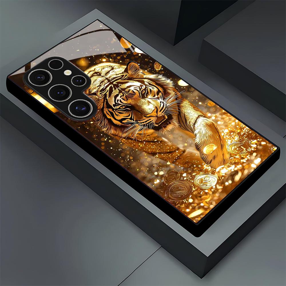 Tiger pattern glass Phone Case - đánh giá và giá Samsung Galaxy S25