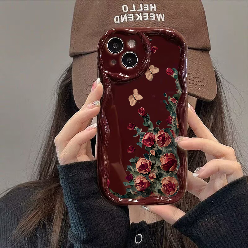 Retro Oil Painting Flower Patt - đánh giá và giá Phone Cases Expensive