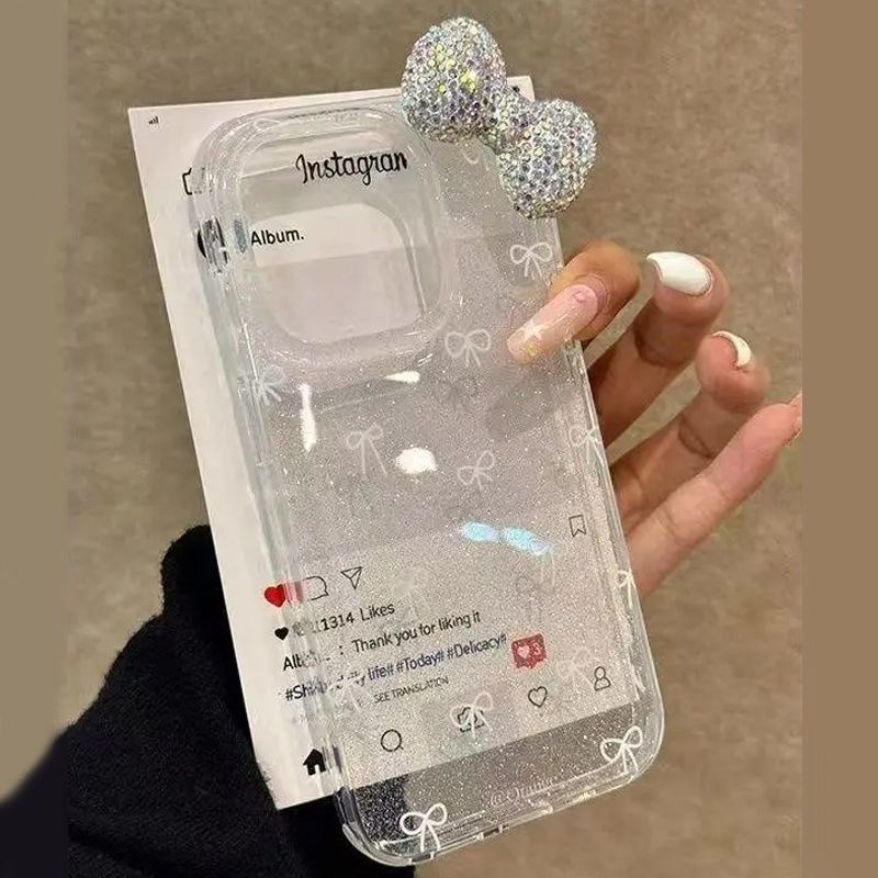 Luxury Sparkling Powder 3D Ful - đánh giá và giá Phone Cases Expensive