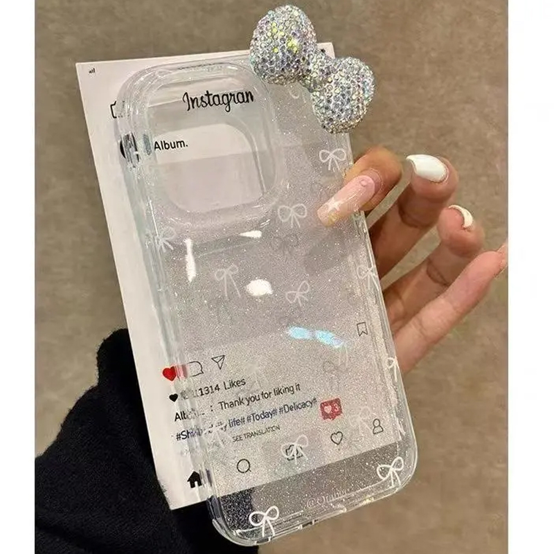 Luxury Sparkling Powder 3D Ful - đánh giá và giá Phone Cases Expensive
