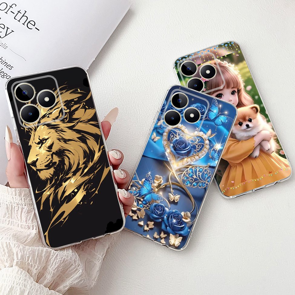 Clear For Realme C51 C53 Case  - đánh giá và giá Phone Cases Rimowa