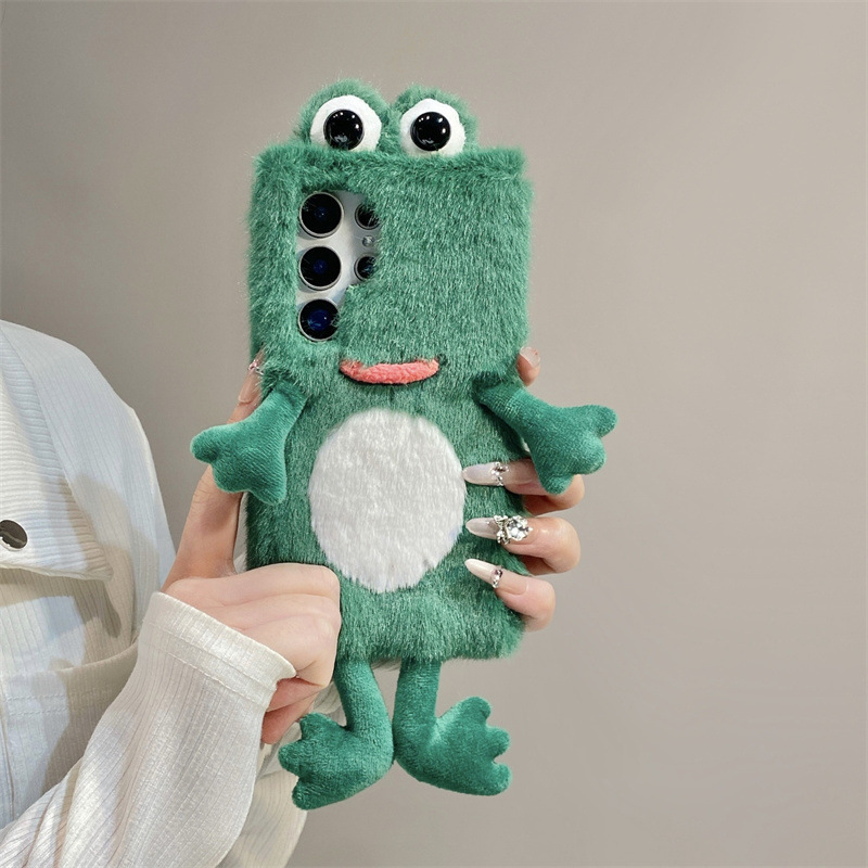 Plush Frog Phone Case, Cute Gr - đánh giá và giá Phone Cases Samsung S23